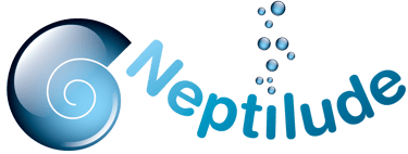 logo de Neptilude parc aquatique Quiberon