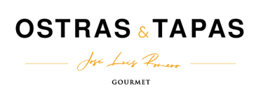 OSTRAS y TAPAS en Sevilla. Logotipo OSTRAS y TAPAS José Luis Romero GOURMET. 