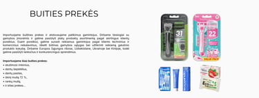 Selection of household goods including razors, toothbrushes, and bar soap for wholesale distribution.