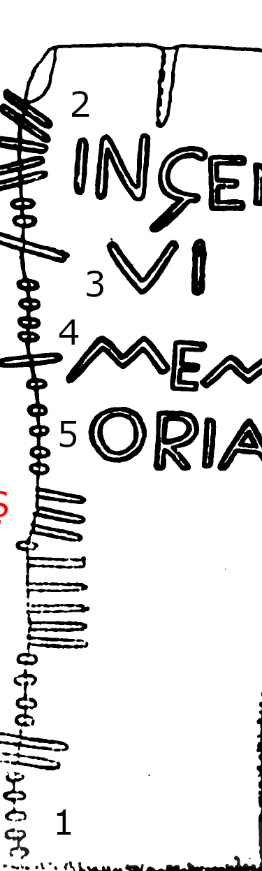 Lewannick Ogham/Rune Stone 466 - Lewannick Parish, Cornwall