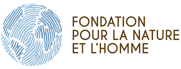 Logo de l'association Fondation pour la nature et l'homme soutenue par Claire keim