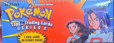Display Topps Pokémon series 2 canadienne côté droit
