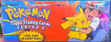 Display Topps Pokémon series 2 canadienne côté gauche