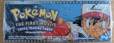 Display Topps Pokémon The first Movie canadien côté droit