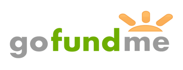 a logo for gofundme