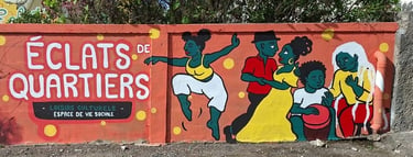 Fresque murale culture art famille 1SO