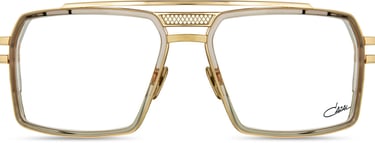 goldene brille, goldenes gestell, marke cazal