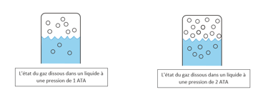 La loi des gaz d'Henry