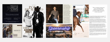 Collage of Equestrian Media Photos