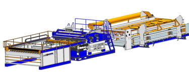 Soudeuse de treillis Alimentation automatique préalable et retournement automatique du treillis