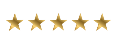 a row of five star - spangled stars