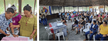 Andres Muente Barbagelata given a workshop about Rights of indigenous peoples