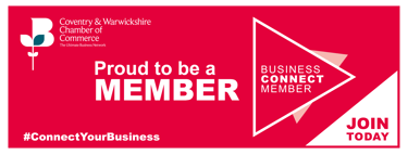 badge for the coventry and warwickshire chamber of commerce