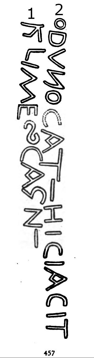 Lancarffe Runestone 457 - Bodmin Parish, Cornwall