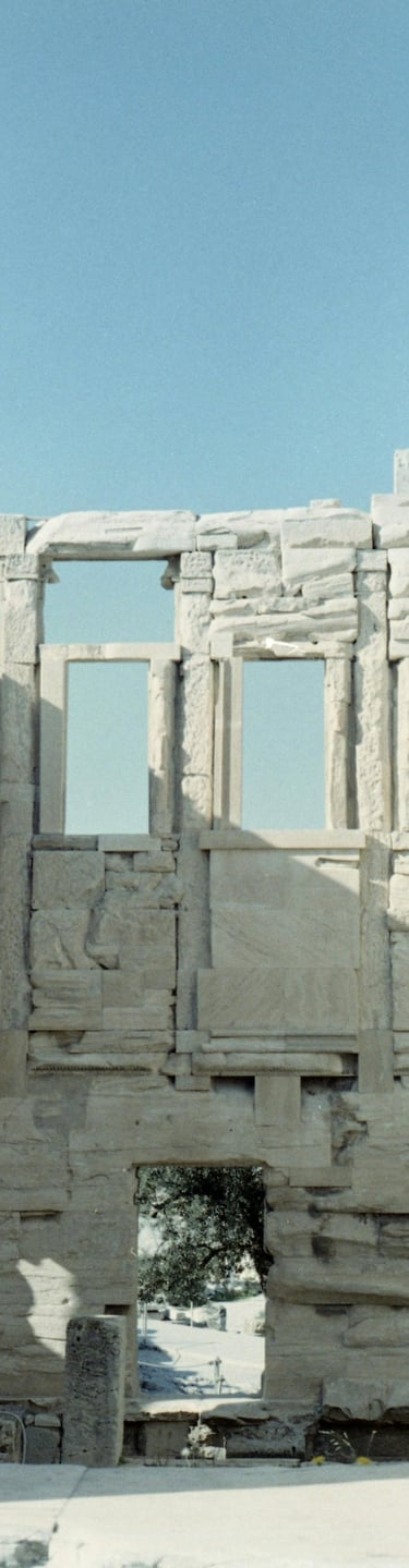 a stone wall with a stone wall and a stone wall
