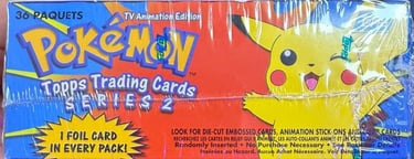 Display Topps Pokémon series 2 canadienne arrière