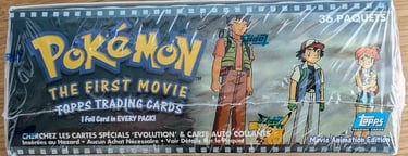 Display Topps Pokémon The first Movie canadien arrière
