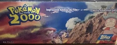Display Topps Pokémon The Movie 2000 arrière Canadien