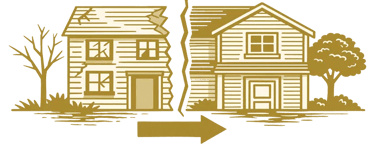 Real estate renovation and home flipping contractor in Phoenix AZ transforming investment properties