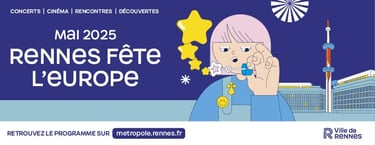 banner for the event "Rennes fête l'Europe"