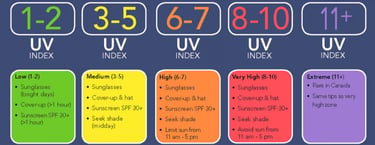 UV Index chart
