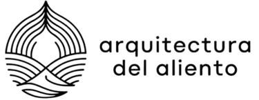 logotipo de arquitectura del aliento