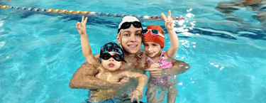 Aula de natação bebê na Acqua Skin