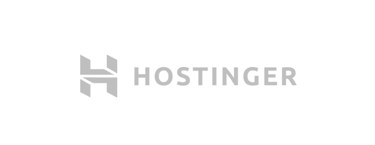 Hostinger logo in grey