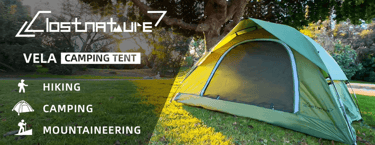 Clostnature 6-Person waterproof family tent pitched, highlighting its rainfly for protection