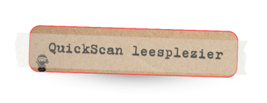 Kom meer te weten over de QuickScan Leesplezier!