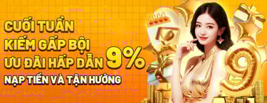 Đặc quyền cuối tuần tại VN500: tặng thêm 9% giá trị nạp, không giới hạn số lần, rút thưởng thuận tiệ