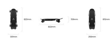 Acedeck Stella Mini size chart