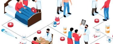 Doctor Home Visit dependent patient’s bed bound rest paralysis nursing staff equipment healing home