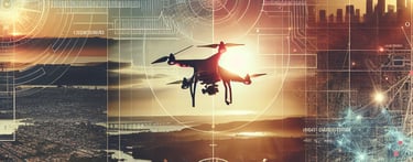 Dronekuvaus, kuvituskuva