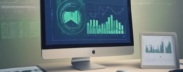 Team meeting reviewing supply chain charts and data.