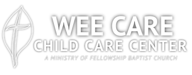 wee care child care center logo