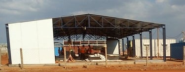 Pre Engineered Building with PUF Panel Covering