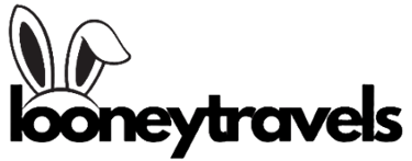 a black and white logo with a rabbit on it