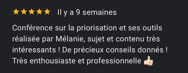 Avis 5 étoiles sur flowy.rh