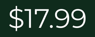 Price tag showing the Plant Care Tracker System Bundle printable costs $17.99