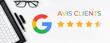 avis client sur page google my business 
