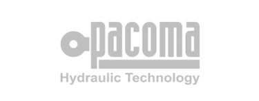 Pacoma logo in grey