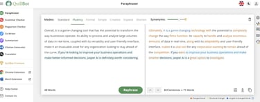 Quillbot AI tool