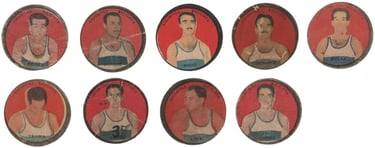 1949-50 Album Figuritas Bicicleta Camp De-Basquet-Ball Disc Basketball Cards Argentina Group 2