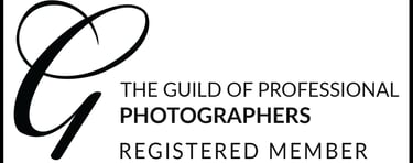 a logo for the guild of professional photographers
