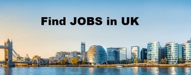 A beautiful image of uk city used as banner for Find jobs in UK
