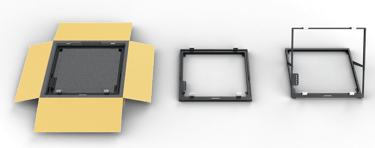 Versatile residential solar mounting system installed on a balcony, compatible with all inverters and panels, featuring adjus