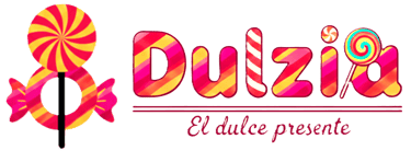 Logo de Dulzia, dulceria mexicana a mayoreo y tienda de arreglos de dulce personalizados. 