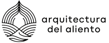 logotipo de arquitectura del aliento