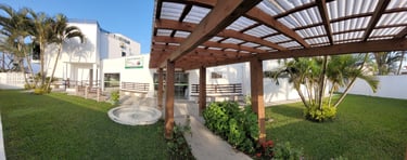 Fachada da instituição para idosos Residencial Geriátrico Viver Bem Mais